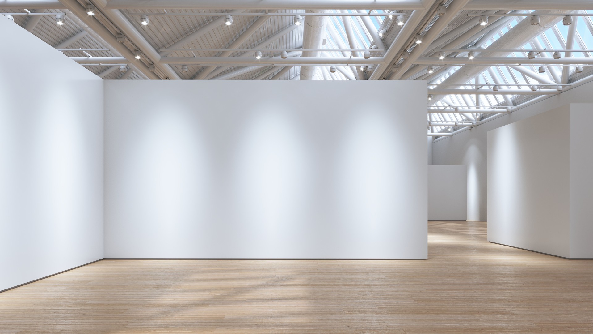 Empty White Art Gallery